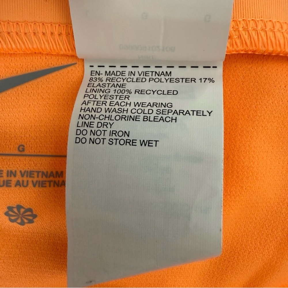 Nike Women's High Waist Bikini Bottom Size XXL Orange - Picture 6 of 7